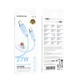 Дата кабель Borofone BX115 Lotto USB to Lightning 2.4A (1m) (Blue) (219550) - зображення 6