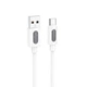 Дата кабель Borofone BX114 Structure USB to Type-C 3A (1m) (White) (219562) - зображення 1