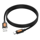 Дата кабель Borofone BX114 Structure USB to Type-C 3A (1m) (Black) (219561) - зображення 4