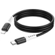 Дата кабель HOCO X82 Silicone Type-C to Lightning 20W (1m) (Black) (230157) - зображення 4