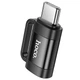 Переходник HOCO UA31E OTG Type-C male to Lightning female (Black) (214244) - изображение 1