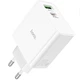 Сетевое зарядное устройство HOCO C113A Awesome PD65W (1USB/1Type-C) (White) (166652) - изображение 2