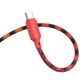 Дата кабель HOCO X116 Meridian USB to Type-C 3A (1m) (Gradient Red Mix) (228985) - зображення 5