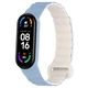 Ремешок Dual-color Magnetic для Xiaomi Mi Band 7/6/5/4/3 Lilac Blue / White - изображение 1