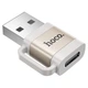 Перехідник HOCO UA31D OTG USB male to Type-C female USB2.0 (Gray) (209677) - зображення 2