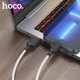 Дата кабель HOCO X90 Cool silicone USB to Lightning (1m) (White) (199120) - изображение 4