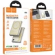 Портативное зарядное устройство Power Bank HOCO Q34 Clever PD20W с Беспроводное зарядное устройство 10000 mAh (Titanium gold) (230079) - изображение 3