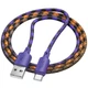 Дата кабель HOCO X116 Meridian USB to Type-C 3A (1m) (Gradient Purple Mix) (228984) - изображение 4