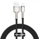Дата кабель Baseus Cafule Series Metal USB to Lightning 2.4A (2m) (CALJK-B0) (Black) (218973) - изображение 1