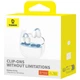 Бездротові TWS навушники Baseus AirGo 1 Ring Open-Ear (A00069201) Stellar White - зображення 3