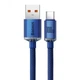 Дата кабель Baseus Crystal Shine Series USB to Type-C 100W (1.2m) (CAJY00040) (Blue) (191124) - изображение 2