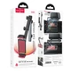 Автодержатель HOCO H69 Gamble telescopic на подголовник (Black / Red) (227534) - изображение 6