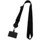 Шнурок широкий Round Clip (2см) 120см Black - изображение 1
