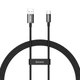 Дата кабель Baseus Superior Series (SUPERVOOC) Fast Charging USB to Type-C 65W 1m (CAYS00090) (Black) (176693) - изображение 1