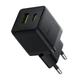 Сетевое зарядное устройство Baseus Palm Fast Charger 30W (1USB-A/1C) + кабель Type-C to Type-C (P1011160A) (Cluster Black) (226921) - изображение 5