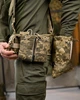 Разгрузочный пояс РПС 762 Пиксель с подсумками из Cordura 500D крепление MOLLE для магазинов аптечка гранатник - изображение 4