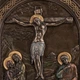 Икона настенная Veronese Распятие Иисуса 23х15х1,3 см 76555 полистоун покрытый бронзой - изображение 5