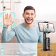 Підставка з трекером руху Gimbal Stabilizer CH Q2 AI Smart Face LED - изображение 4