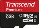 Карта памяти Transcend microSDHC 8GB Class 10 UHS-I Premium (TS8GUSDCU1) - изображение 1
