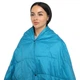 Одеяло мультифункциональное 3в1 с чехлом CAMPING MULTIFUNCTIONAL PUFFY BLANKET 4Monster 450 г 175x140 см Нейлон Утиный пух синий C-PBF-140 - изображение 5