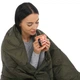 Одеяло мультифункциональное 3в1 с чехлом CAMPING MULTIFUNCTIONAL PUFFY BLANKET 4Monster 510 г 200x144см Нейлон Полиэстер 100% цвет оливковый C-PBF-144 - изображение 3