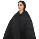 Одеяло мультифункциональное 3в1 с чехлом CAMPING MULTIFUNCTIONAL PUFFY BLANKET 4Monster 510 г 200x144см Нейлон Полиэстер 100% цвет черный C-PBF-144 - изображение 4