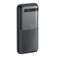 Павербанк REMAX RPP-71 10000 mAh 22.5W 2USB/1Type-C Портативний зовнішній аккумулятор PowerBank зі швидкою зарядкою Black - зображення 1
