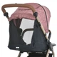Коляска детская EL CAMINO DYNAMIC PRO Special Pink прогулочная с чехлом и дождевиком Розовая с перышками (ME 1053G-2) - изображение 8