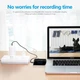 Беспроводная WiFi IP-камера в виде настенных часов FullHD для наблюдения с ночным видением пластик черный - изображение 4