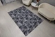 Ковер с прорезиненой основой Soft 2х2 м. Серый 11147-2 gray - изображение 2