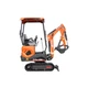 Мініекскаватор дизельний GTM G-Tex 1200 (7.5 кВт, 10.2 к.с., до 1.72 м, 1200 кг) - зображення 3