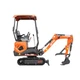 Мініекскаватор дизельний GTM G-Tex 1200 (7.5 кВт, 10.2 к.с., до 1.72 м, 1200 кг) - зображення 5