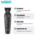 Триммер для стрижки аккумуляторный VGR V-995, 4 насадки, 7000 RPM, 2000 mAh - изображение 5