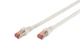 Патч-корд DIGITUS CAT 6 S-FTP, 0.5м, AWG 27/7, LSZH, білий - изображение 1