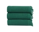Набор полотенец Lotus Home - Rius green зеленый 30*50 (3 шт.) - изображение 2