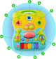 Навчальні ходунки з музикою Ricokids 2 в 1 RK-744 Бірюзові (5903890616380) - зображення 8