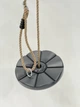 Детская качель тарзанка подвесная на канате круглая WCG для дома дачи сада и игровой площадки Графитовый - изображение 6