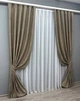 Комплект штор VR-Textil Жакард Viva Marmo № 1786ш Какао 150х270 см 2 шт (33-0754) - зображення 3