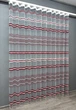 Тюль VR-Textil 1772т Фатин полосы Бордовый с белым 300х270 см (42-0768) - изображение 3