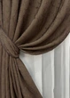 Комплект штор VR-Textil Жаккард Viva Marmo № 1780ш Коричневый 150х290 см 2 шт (33-0734) - изображение 5
