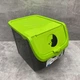Контейнер для овочів пластиковий 12 л 23,5*32,5*23,5 см Hobby Life 02 1506 чорний з салатовим - зображення 2