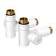 Комплект дизайн кранів під ТЕН Ideale Senso 1/2”x1/2” білий - зображення 2