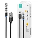 Магнитный кабель SkyDolphin S59KIT 3 в 1 для быстрой зарядки устройств USB, Lightning, microUSB, Type-C черный - изображение 5