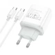 Зарядное устройство для телефона Hoco C104A 20W с кабелем Type-C to Lightning быстрая зарядка белый - изображение 7