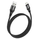 Кабель для заряджання та передачі даних HOCO X50 Lightning 2.4A 1 м для iPhone чорний - зображення 1