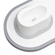 Бездротова зарядка для iPhone Watch AirPods Hoco CW21 Wisdom 3-in-1 біла - зображення 4