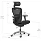 Крісло Mealux Q1 Air Black (арт. HF-Q1 M/B) - зображення 3