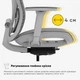 Крісло Mealux Q1 Air Grey (арт. HF Q-1 M/G) - изображение 12