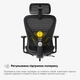 Крісло Mealux Q1 Air Black (арт. HF-Q1 M/B) - зображення 11