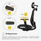 Крісло Mealux Q1 Air Black (арт. HF-Q1 M/B) - зображення 12